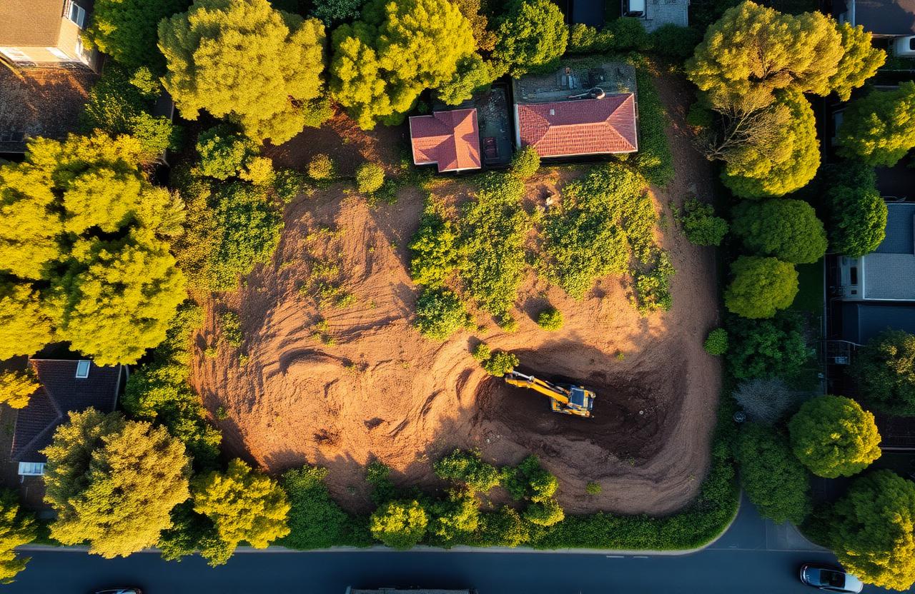 Residential Site Cut — Brighton — before
